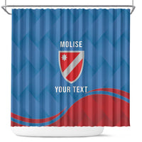 Personalized Italy Molise Shower Curtain Flag Style - Wonder Print Shop