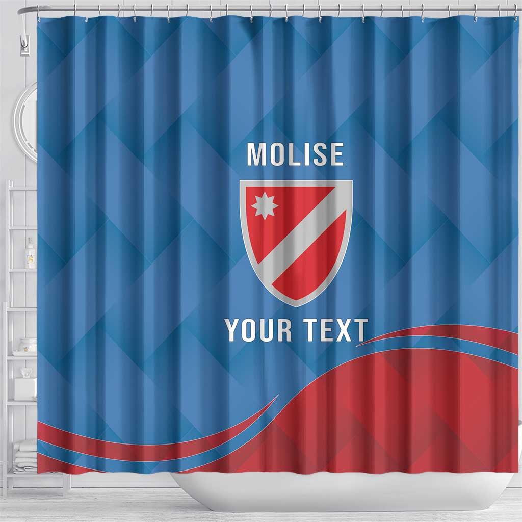 Personalized Italy Molise Shower Curtain Flag Style - Wonder Print Shop