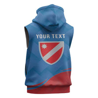 Personalized Italy Molise Sleeveless Zip Hoodie Flag Style - Wonder Print Shop