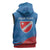 Personalized Italy Molise Sleeveless Zip Hoodie Flag Style - Wonder Print Shop