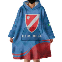 Personalized Italy Molise Wearable Blanket Hoodie Flag Style LT19