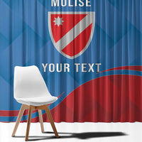 Personalized Italy Molise Window Curtain Flag Style - Wonder Print Shop