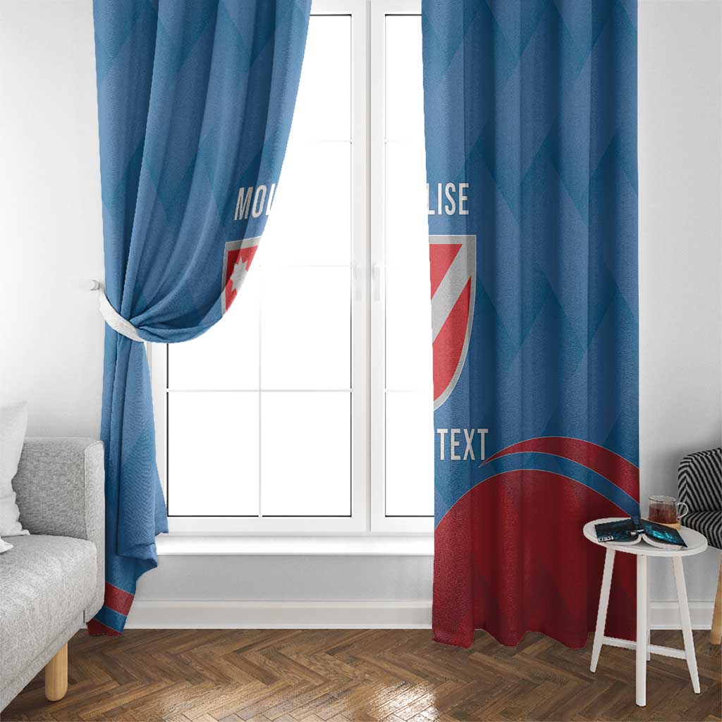 Personalized Italy Molise Window Curtain Flag Style - Wonder Print Shop