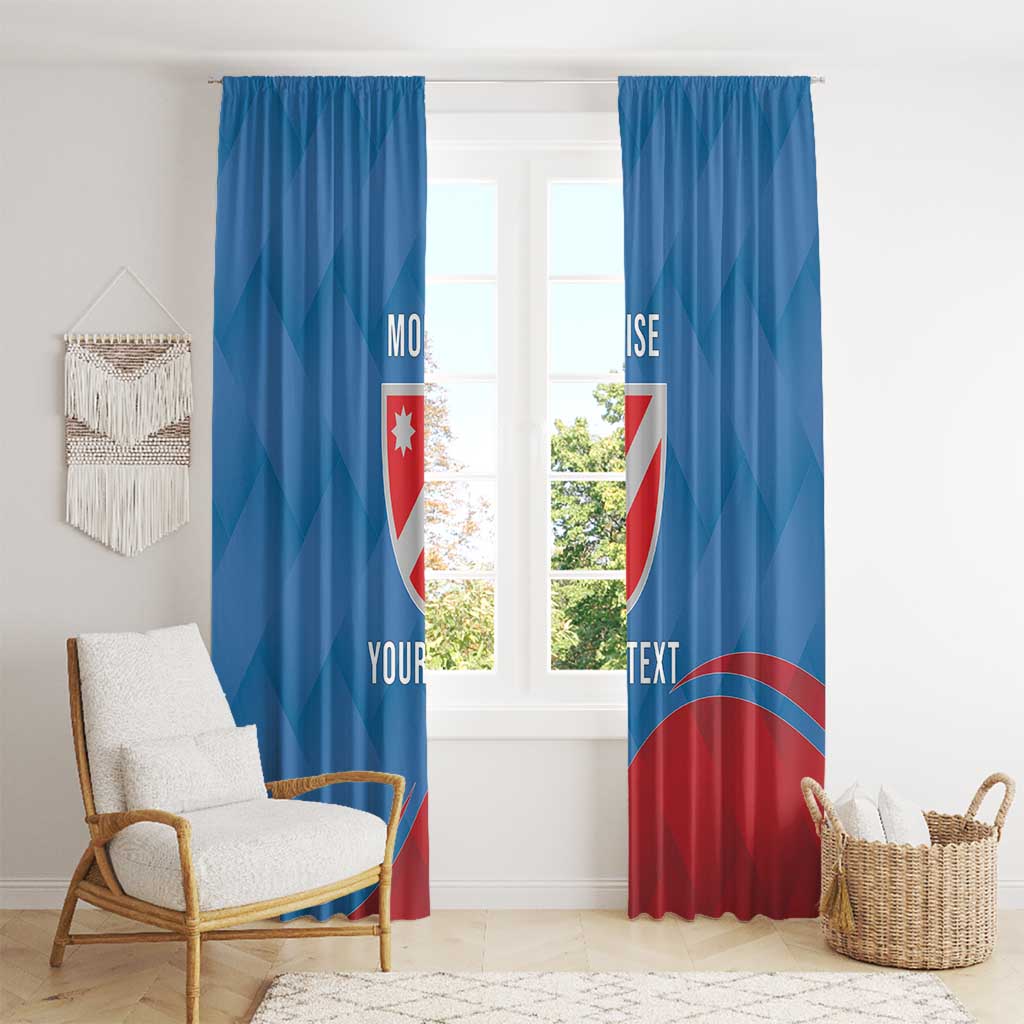 Personalized Italy Molise Window Curtain Flag Style - Wonder Print Shop