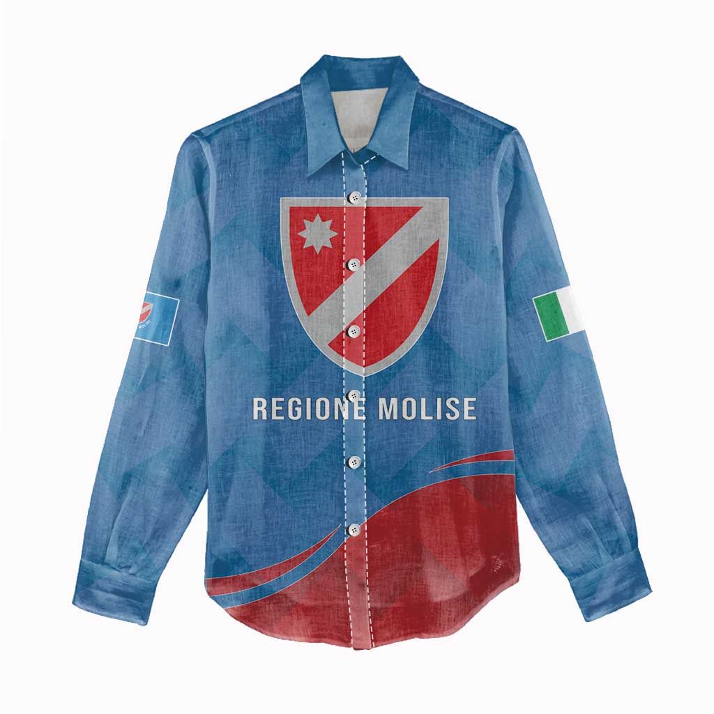 Personalized Italy Molise Women Casual Shirt Flag Style LT19