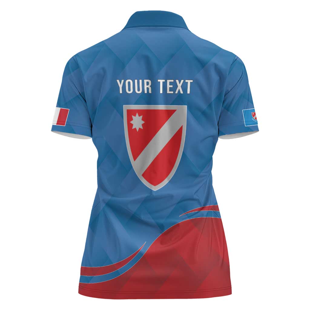 Personalized Italy Molise Women Polo Shirt Flag Style LT19
