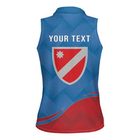 Personalized Italy Molise Women Sleeveless Polo Shirt Flag Style LT19
