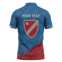 Personalized Italy Molise Zipper Polo Shirt Flag Style - Wonder Print Shop