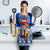 Serbia Christmas Wolf Apron Vuk Serbian Mascot - Wonder Print Shop
