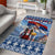 Serbia Christmas Wolf Area Rug Vuk Serbian Mascot - Wonder Print Shop