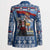 Serbia Christmas Wolf Blazer Vuk Serbian Mascot - Wonder Print Shop