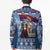 Serbia Christmas Wolf Blazer Vuk Serbian Mascot - Wonder Print Shop