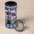 Serbia Christmas Wolf 4 in 1 Can Cooler Tumbler Vuk Serbian Mascot - Wonder Print Shop