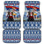 Serbia Christmas Wolf Car Mats Vuk Serbian Mascot - Wonder Print Shop