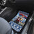 Serbia Christmas Wolf Car Mats Vuk Serbian Mascot - Wonder Print Shop