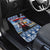 Serbia Christmas Wolf Car Mats Vuk Serbian Mascot - Wonder Print Shop
