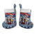 Serbia Christmas Wolf Christmas Stocking Vuk Serbian Mascot - Wonder Print Shop