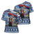 Serbia Christmas Wolf Cross Shoulder Shirt Vuk Serbian Mascot - Wonder Print Shop