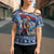 Serbia Christmas Wolf Cross Shoulder Shirt Vuk Serbian Mascot - Wonder Print Shop