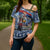 Serbia Christmas Wolf Cross Shoulder Shirt Vuk Serbian Mascot - Wonder Print Shop