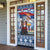 Serbia Christmas Wolf Door Cover Vuk Serbian Mascot - Wonder Print Shop