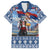 Serbia Christmas Wolf Family Matching Puletasi and Hawaiian Shirt Vuk Serbian Mascot - Wonder Print Shop