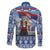 Serbia Christmas Wolf Family Matching Tank Maxi Dress and Hawaiian Shirt Vuk Serbian Mascot - Wonder Print Shop