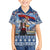 Serbia Christmas Wolf Family Matching Tank Maxi Dress and Hawaiian Shirt Vuk Serbian Mascot - Wonder Print Shop