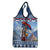 Serbia Christmas Wolf Grocery Bag Vuk Serbian Mascot - Wonder Print Shop