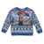 Serbia Christmas Wolf Kid Ugly Christmas Sweater Vuk Serbian Mascot - Wonder Print Shop