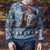 Serbia Christmas Wolf Ugly Christmas Sweater Vuk Serbian Mascot - Wonder Print Shop