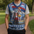 Serbia Christmas Wolf Christmas Knitted V-Neck Vest Vuk Serbian Mascot - Wonder Print Shop