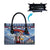 Serbia Christmas Wolf Leather Bag Vuk Serbian Mascot - undefined