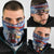 Serbia Christmas Wolf Neck Gaiter Vuk Serbian Mascot - Wonder Print Shop