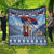 Serbia Christmas Wolf Quilt Vuk Serbian Mascot - Wonder Print Shop