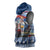 Serbia Christmas Wolf Sleeveless Hoodie Vuk Serbian Mascot - Wonder Print Shop