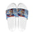 Serbia Christmas Wolf Slide Sandals Vuk Serbian Mascot - Wonder Print Shop