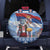 Serbia Christmas Wolf Spare Tire Cover Vuk Serbian Mascot - Wonder Print Shop