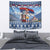 Serbia Christmas Wolf Tapestry Vuk Serbian Mascot - Wonder Print Shop