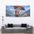 Serbia Christmas Wolf Tapestry Vuk Serbian Mascot - Wonder Print Shop