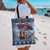 Serbia Christmas Wolf Tote Bag Vuk Serbian Mascot - Wonder Print Shop