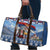Serbia Christmas Wolf Travel Bag Vuk Serbian Mascot - Wonder Print Shop