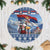 Serbia Christmas Wolf Tree Skirt Vuk Serbian Mascot - Wonder Print Shop