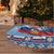 Serbia Christmas Wolf Tree Skirt Vuk Serbian Mascot - Wonder Print Shop