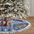 Serbia Christmas Wolf Tree Skirt Vuk Serbian Mascot - Wonder Print Shop
