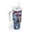 Serbia Christmas Wolf Tumbler With Handle Vuk Serbian Mascot - Wonder Print Shop