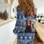 Serbia Christmas Wolf Women Casual Shirt Vuk Serbian Mascot - Wonder Print Shop