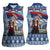 Serbia Christmas Wolf Women Sleeveless Polo Shirt Vuk Serbian Mascot - Wonder Print Shop