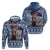 Serbia Christmas Wolf Zip Hoodie Vuk Serbian Mascot - Wonder Print Shop