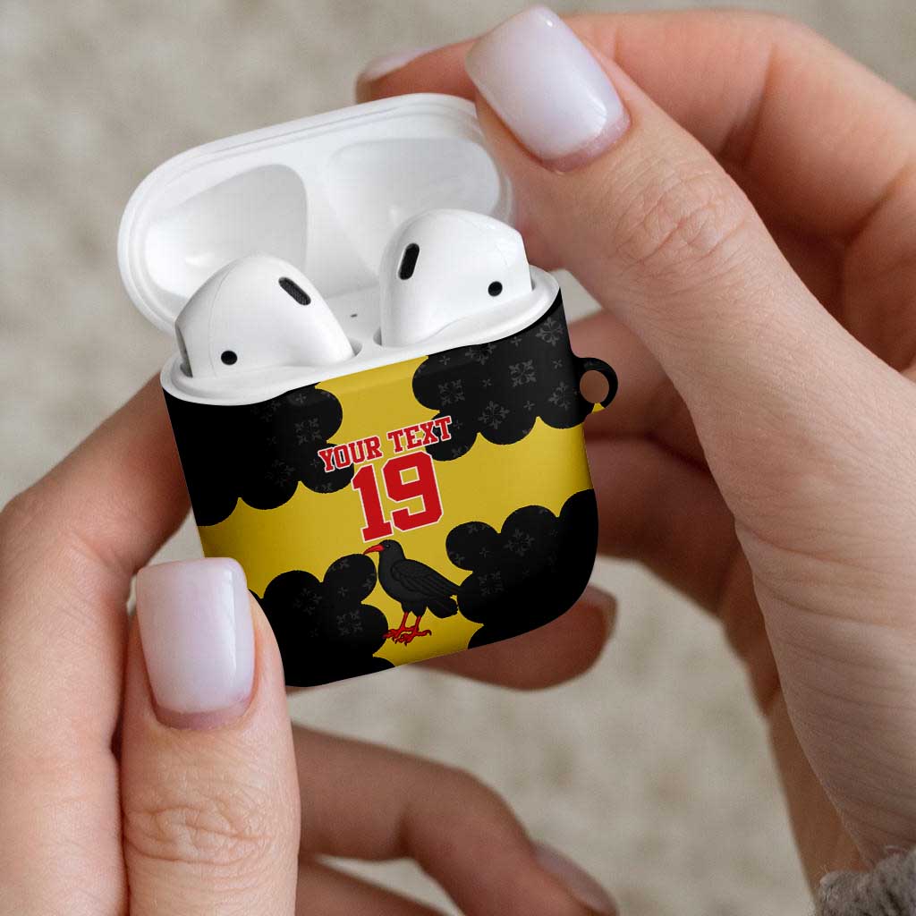 Custom Flintshire Wales AirPods Case Coat Of Arms with Heraldic Flag - Wonder Print Shop